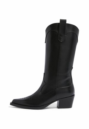 DOLLY BLACK - Kaubojske/motorističke čizme - black - calf