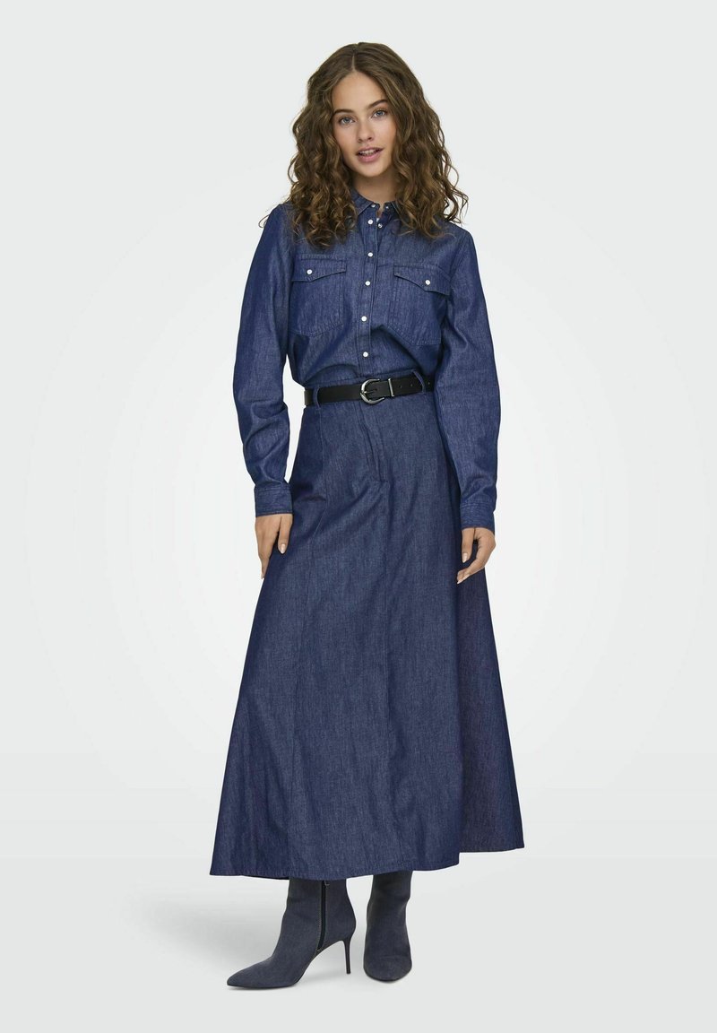 JDY Overhemdblouse blauw denim/bluedenim