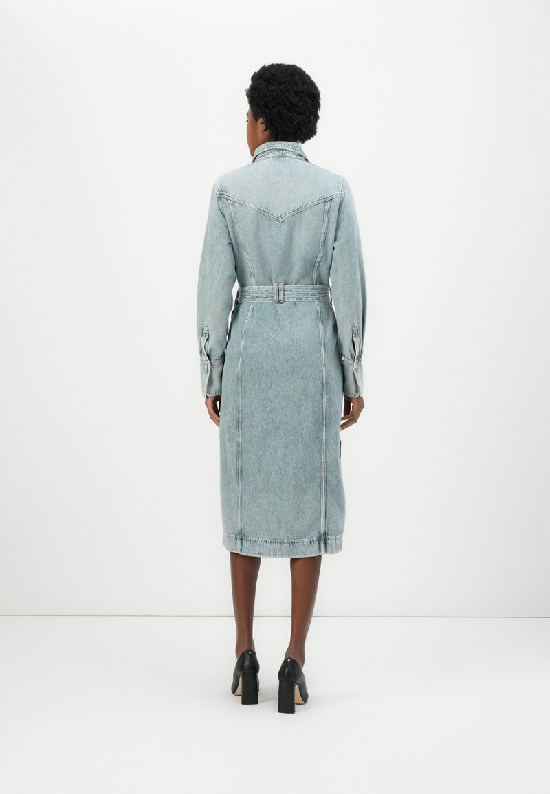 white christmas dresses BOSS Denim Mini Dress