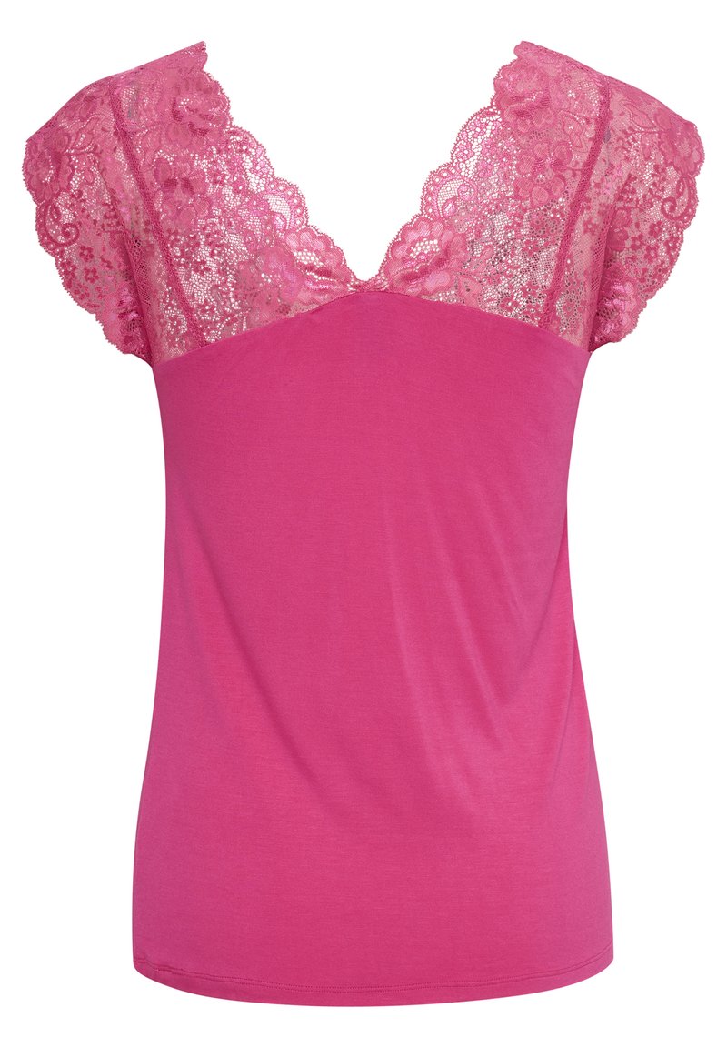 culture T-shirt print paars