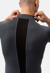 Danish Endurance COMPRESSION SHORT SLEEVE 2-PACK - Camiseta deportiva - black grey