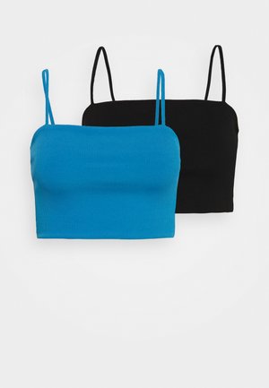 Top - blue bright/black