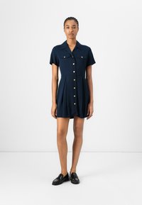 Tommy Hilfiger - MINI DRESS - Shirt dress - dark night navy Thumbnail Image 1