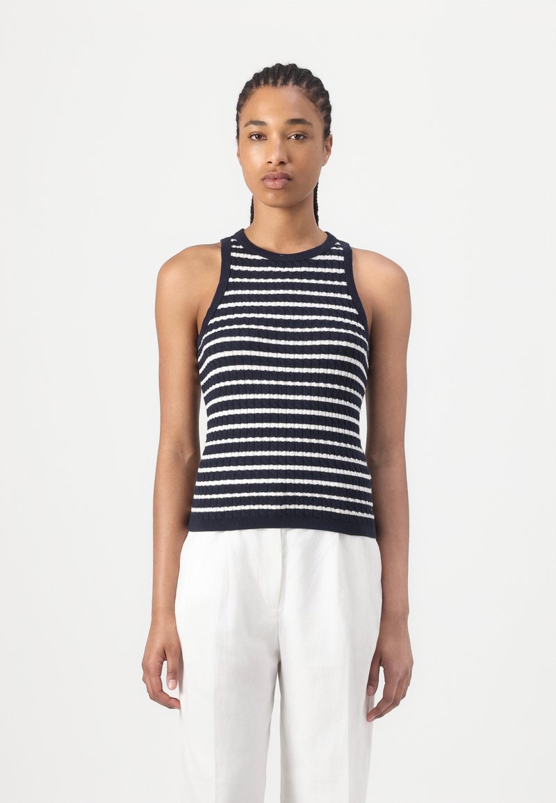 Tommy Hilfiger STRAIGHT PANTS - Trousers - ivory petal