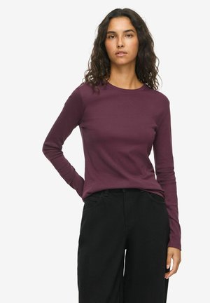 Noisy May, OBERTEIL MIT LANGEN ÄRMELN NMSTORMI - Long-sleeved top - winetasting