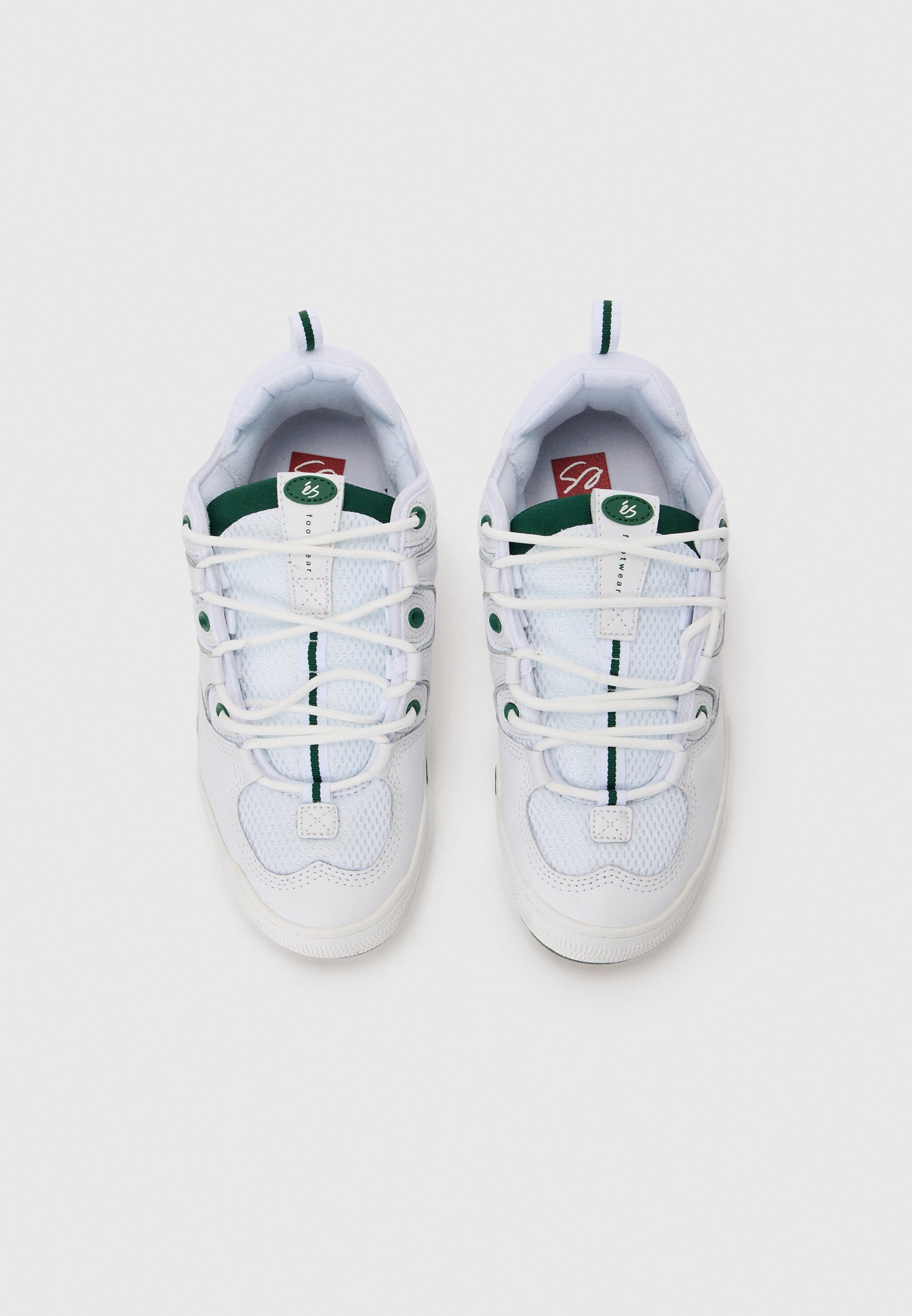 és TWO NINE 8 UNISEX - Pantofi skate - white/green/alb - Zalando.ro