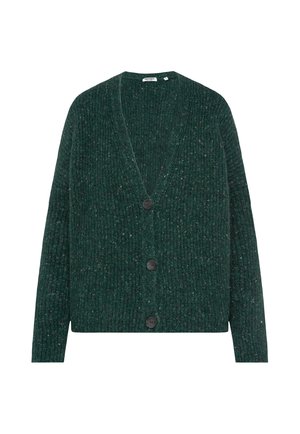 SENSES.THE LABEL, SENSES.THE LABEL KURZ-CARDIGAN BUNT MELIERT - Strickjacke - deep petrol