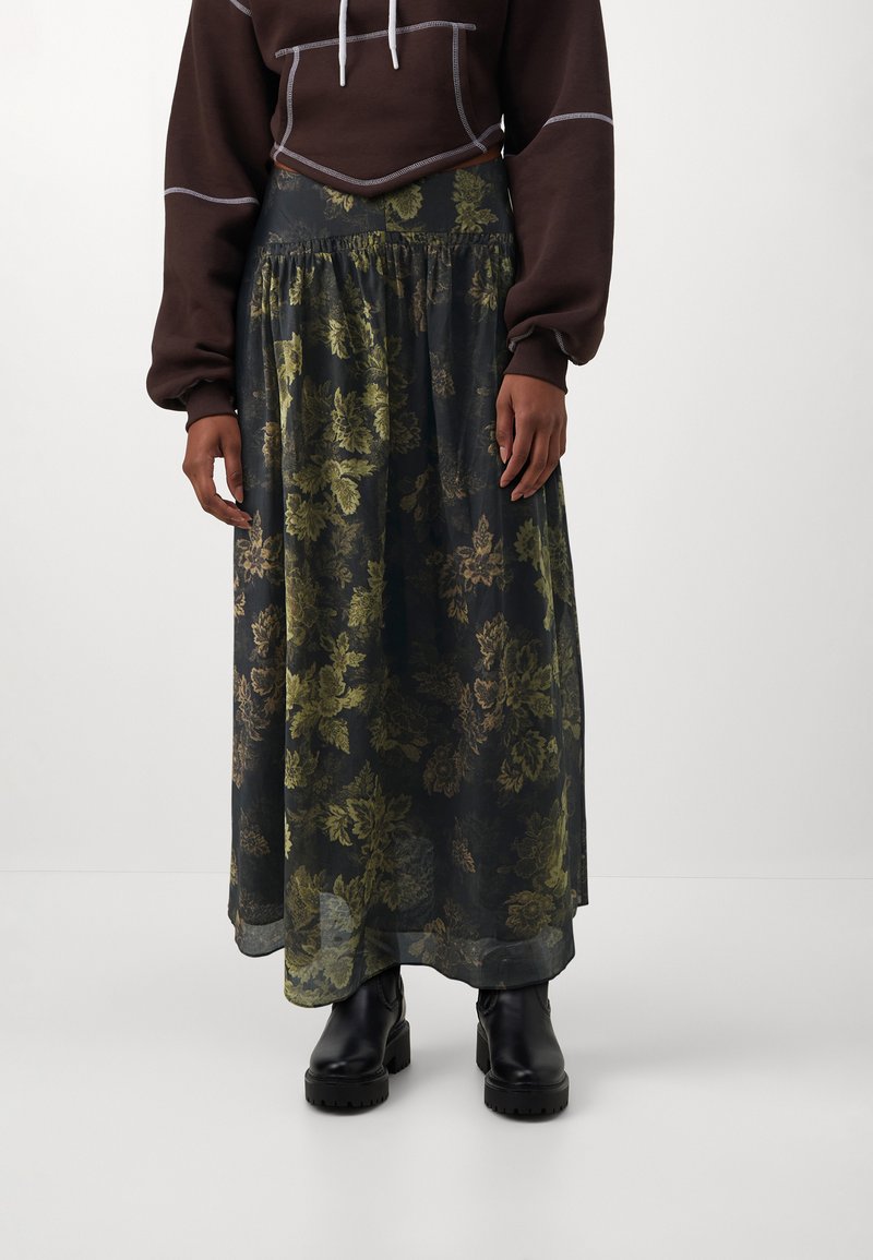 Maxi Jupe Longue Boden Femme, Taille UK 12, Noire, 100% Coton