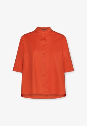 Elena Mirò, CAMICIA CON COLLO ALLA COREANA - Camicia - arancione