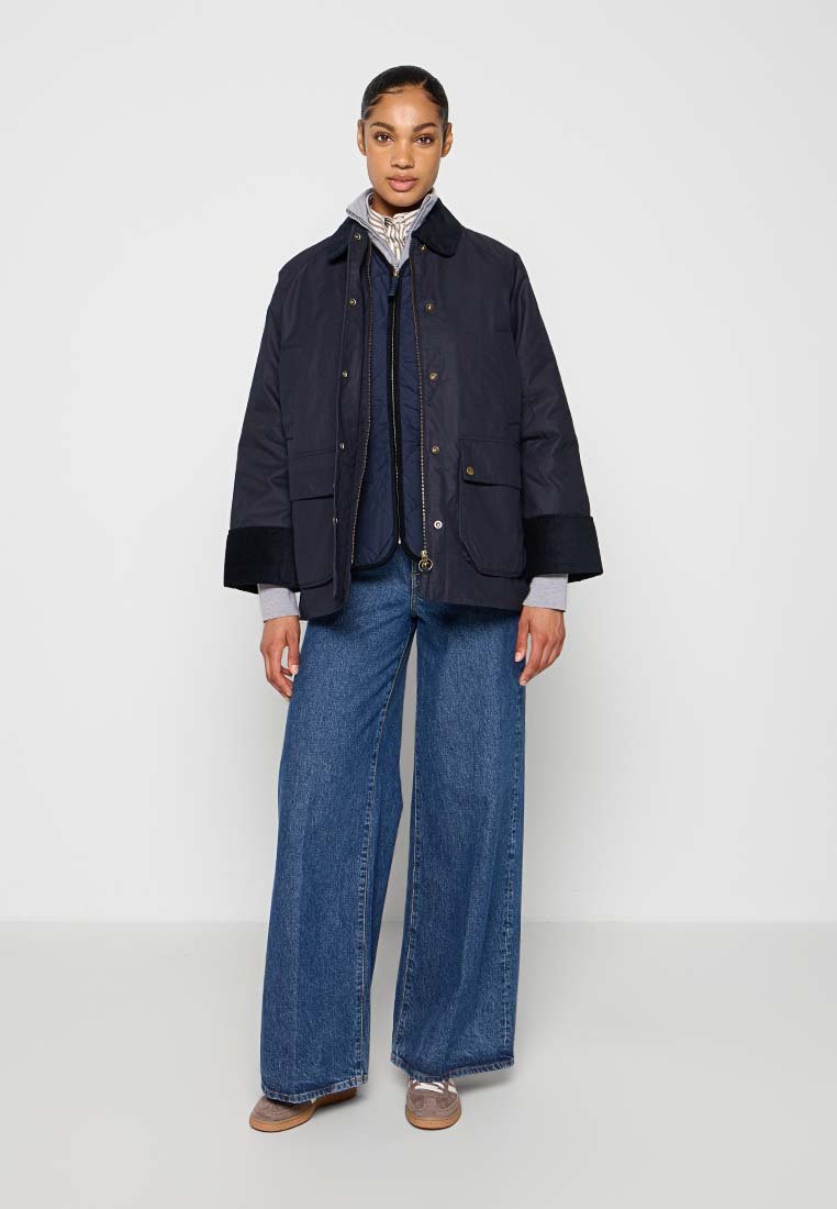 WAXED COTTON DOUBLE DECKER JACKET