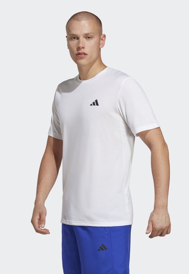 adidas Performance TRAIN ESSENTIALS COMFORT - T-skjorte til trening - white   black
