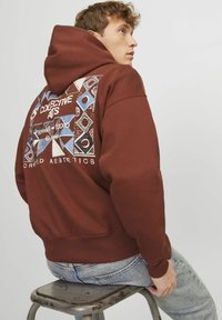 Jack & Jones Hoodie -  brown