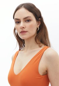OXXO WITH V-NECK - Blus - apricot orange