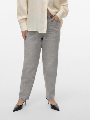 VMCTESSA MOM - Slim fit jeans - light grey denim