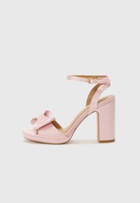 Højhælede sandaletter / Højhælede sandaler - pink