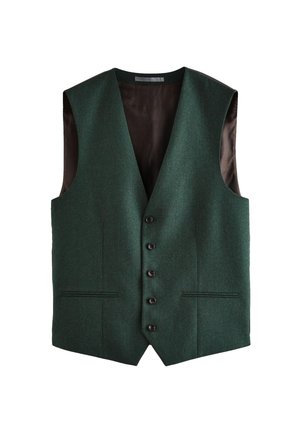 Next SIGNATURE ZIGNONE- REGULAR FIT - Gilet de costume - green