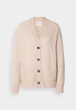 Marc O'Polo CARDIGAN LONGSLEEVE V NECK - Jopica - blushed camel