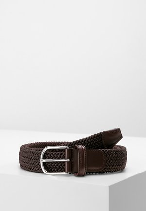 STRECH BELT UNISEX - Gevlochten riem - brown