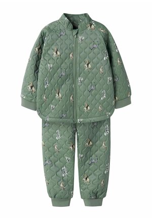 Name it GESTEPPTES SET PRINT - Overgangsjakke - laurel wreath