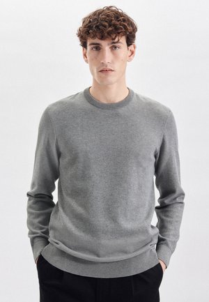 REGULAR - Strickpullover - grey