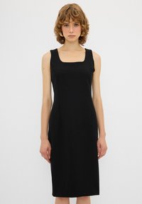 adL SLEEVELES SQUARE COLLOR - Etuikjole - black