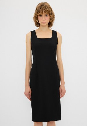 SLEEVELES SQUARE COLLOR - Etuikjole - black