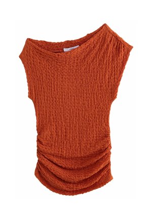 REGULAR FIT - TEXTURE OFF SHOULDER  - Blúz - orange