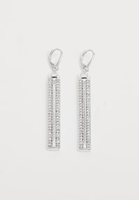 PAVE LINEAR - Boucles d'oreilles - silver-coloured