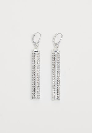 PAVE LINEAR - Naušnice - silver-coloured