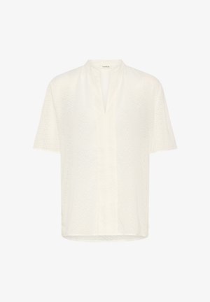 Soaked in Luxury, SLCAMMELIE AMILY SHORT SLEEVE - Blusa - whisper white