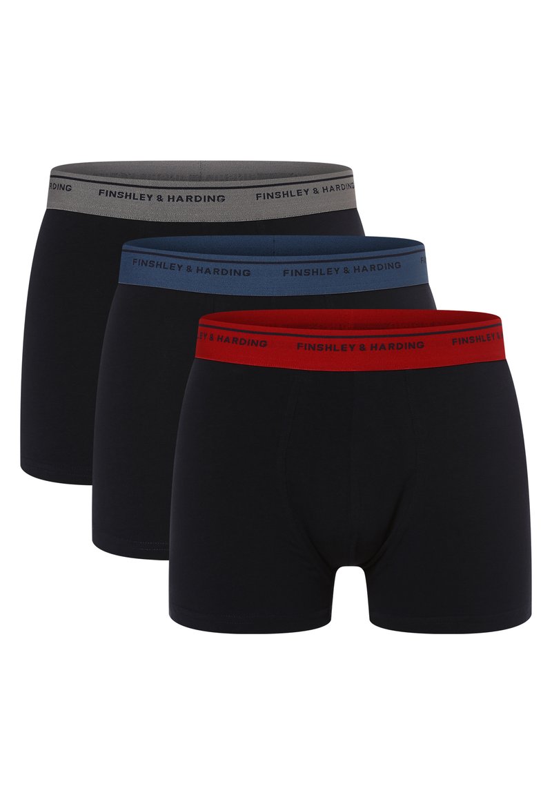 FINSHLEY & HARDING 3 PACK - Boxers - marine