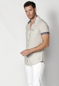 Koroshi SHORT SLEEVE - Chemise - gris   grey