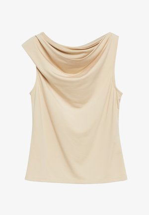 comma, T-SHIRT - T-Shirt print - helles beige