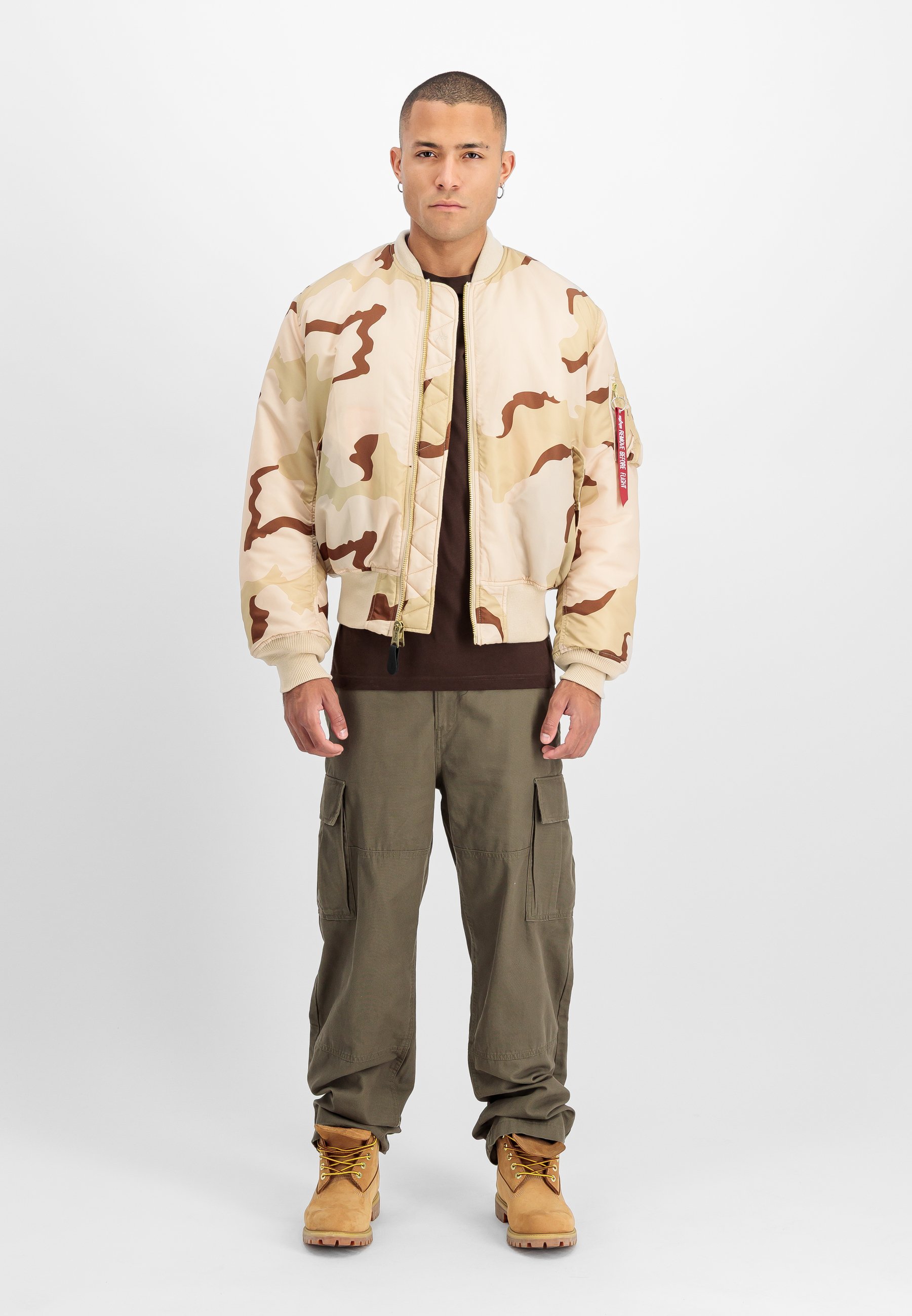 Alpha Industries MA-1 CAMO HERITAGE - Bomberjacke - desert camo 91