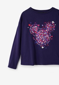 Desigual MICKEY MOUSE HEART - Langarmshirt - blue