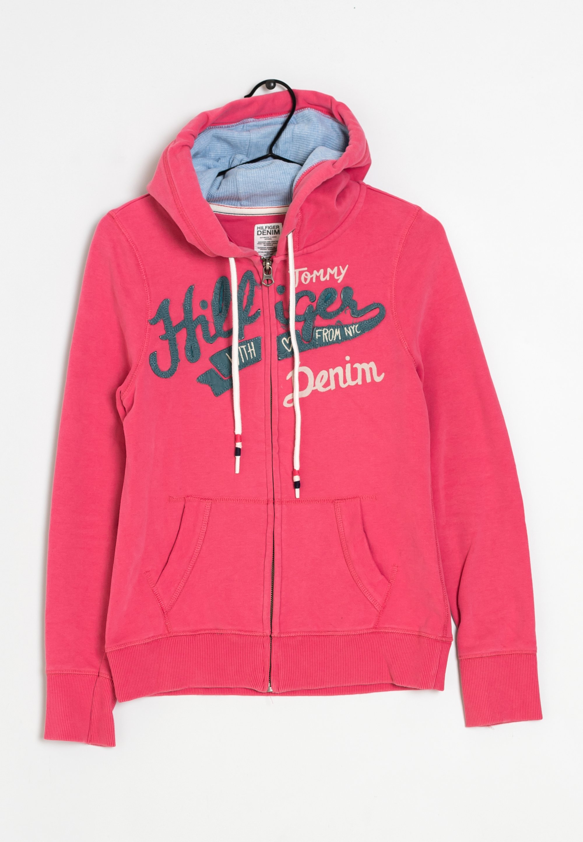 Hilfiger Denim Zip-up sweatshirt pink (Pre-owned) Zalando