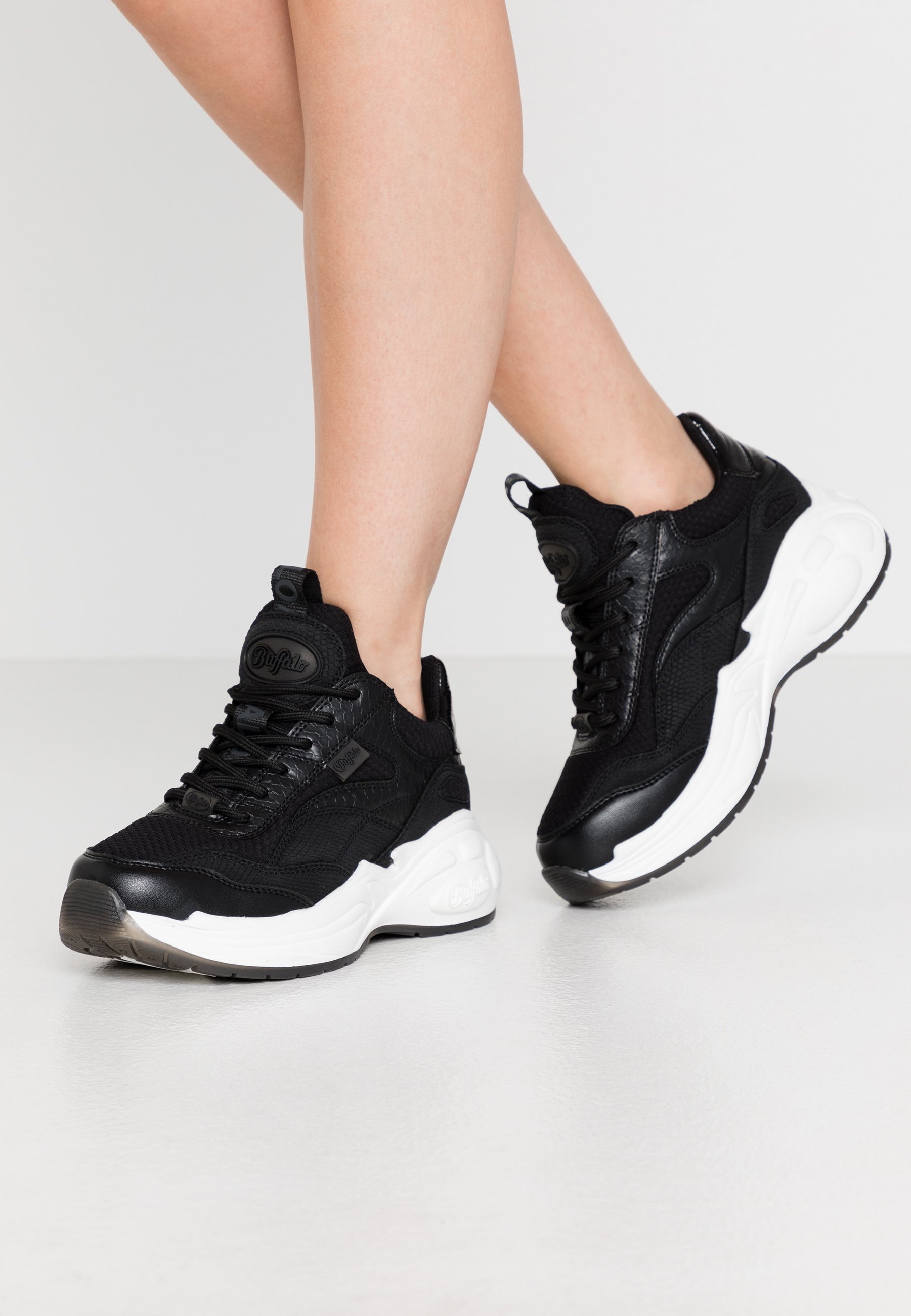 Buffalo Sneakers laag - black/Zwart - Zalando.nl