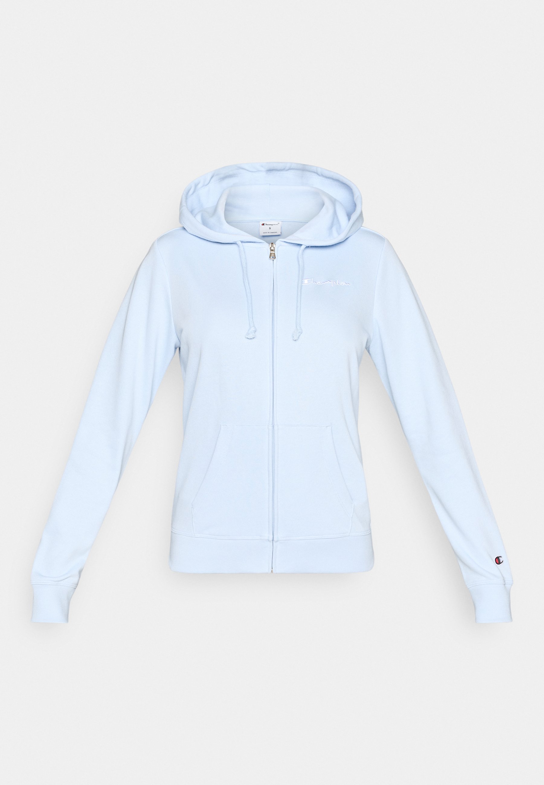 Champion ICONS CONTRAST FULL ZIP HOODIE - Zip-up sweatshirt - blue