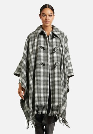 MADELEINE, KARO MIT INNEN - Cape - natural white stone grey
