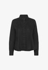 DILANAIW PLEATED - Πουκαμίσα με κουμπιά - black