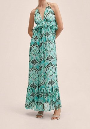 Mango Robe longue - dark blue