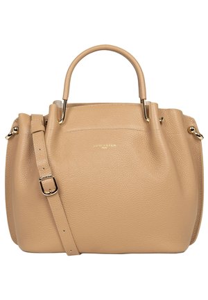LANCASTER LARGE FOULONNÉ DOUBLE - Sac à main - naturel beige