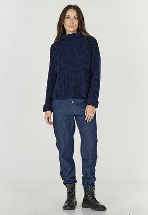 BANO - Striktrøje - navy