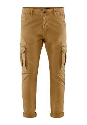 Bomboogie SLIM IN GABARDINA - Pantalon cargo - sand
