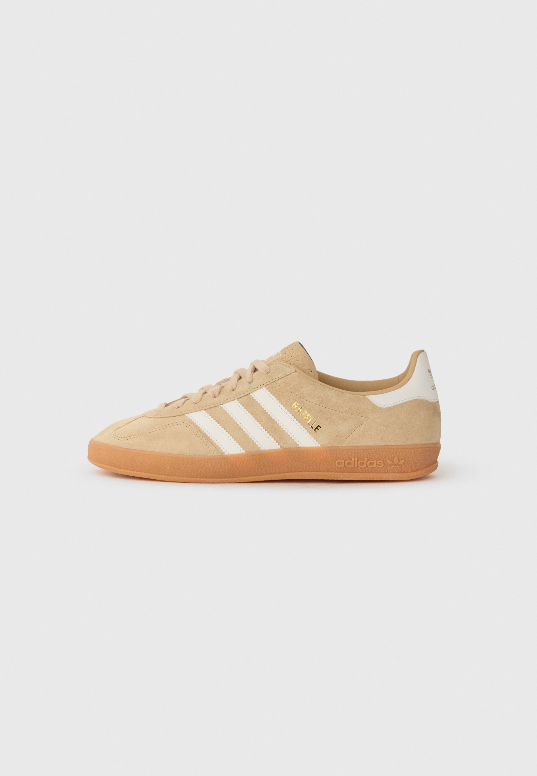 adidas Originals GAZELLE INDOOR UNISEX - Trainers - magic beige/core  white/gum/beige - Zalando.ie