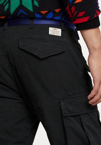 Polo Ralph Lauren SLIM FIT CANVAS CARGO PANT - Cargo trousers - black