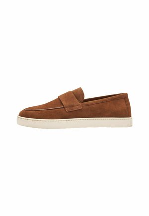 Instappers - tan suede