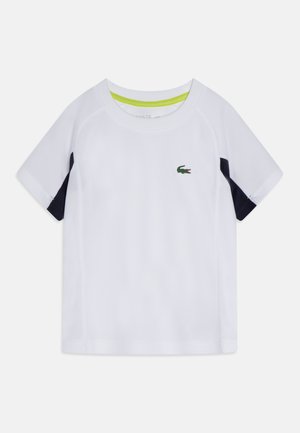 TENNIS UNISEX - Sport T-shirt - white/navy blue