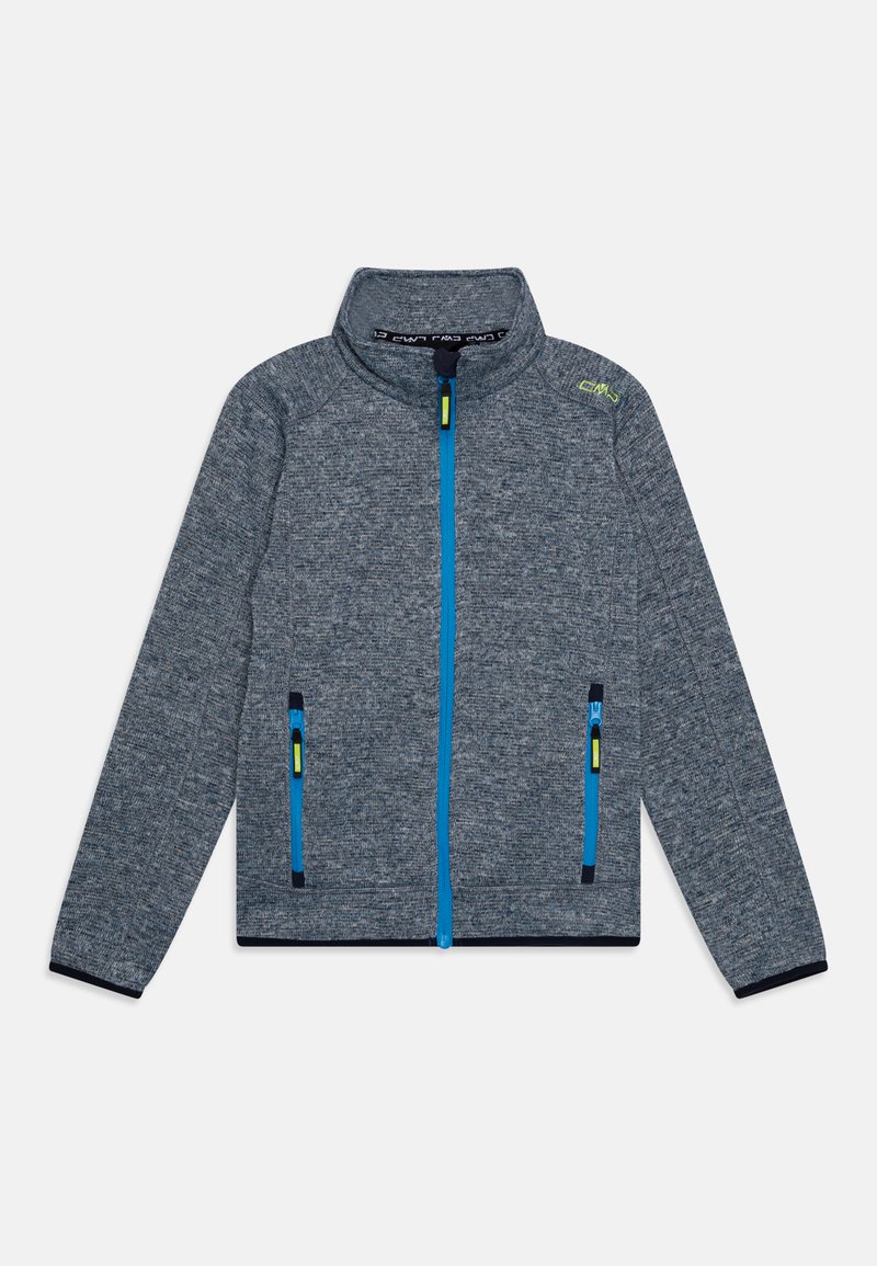 CMP KID UNISEX - Giacca in pile - blue/lime