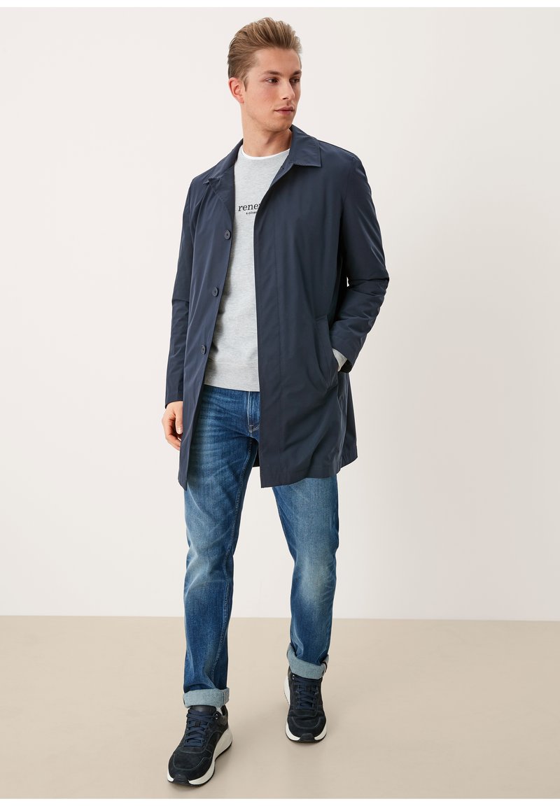 Herren Trenchcoats | s.Oliver Kurzmantel dark blue/dunkelblau - AE61583 Herren Trenchcoats | s.Oliver Kurzmantel dark blue/dunkelblau - AE61583